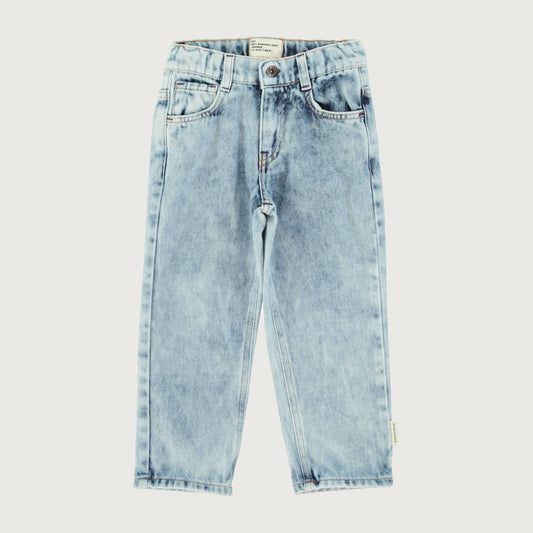 Piupiuchick Unisex trousers washed blue denim