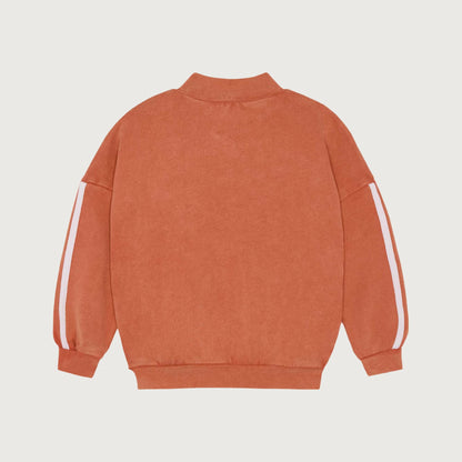 The Campamento RED Washed Zipped Sweatshirt
