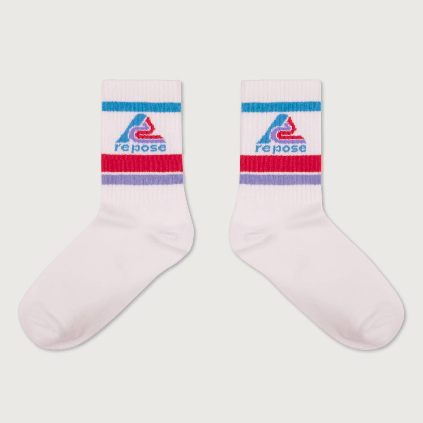 Repose AMS Sporty socks logo white