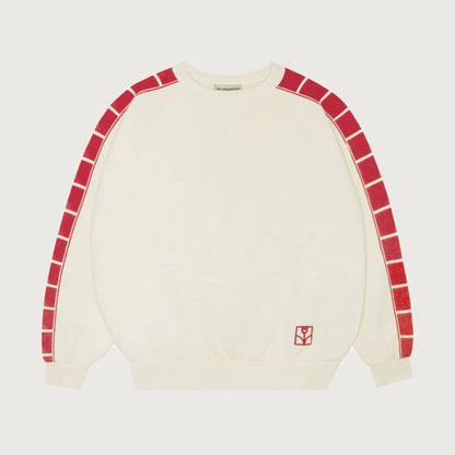The Campamento Red bands sweatshirt ecru