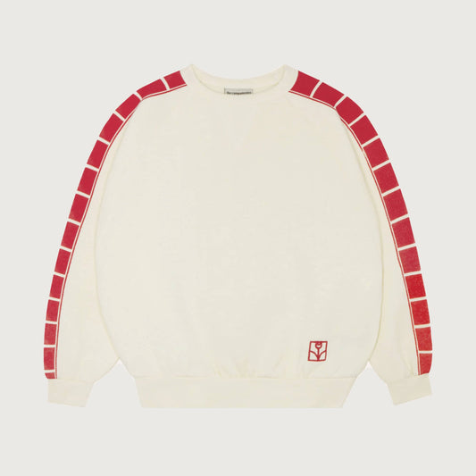 The Campamento Red bands sweatshirt ecru
