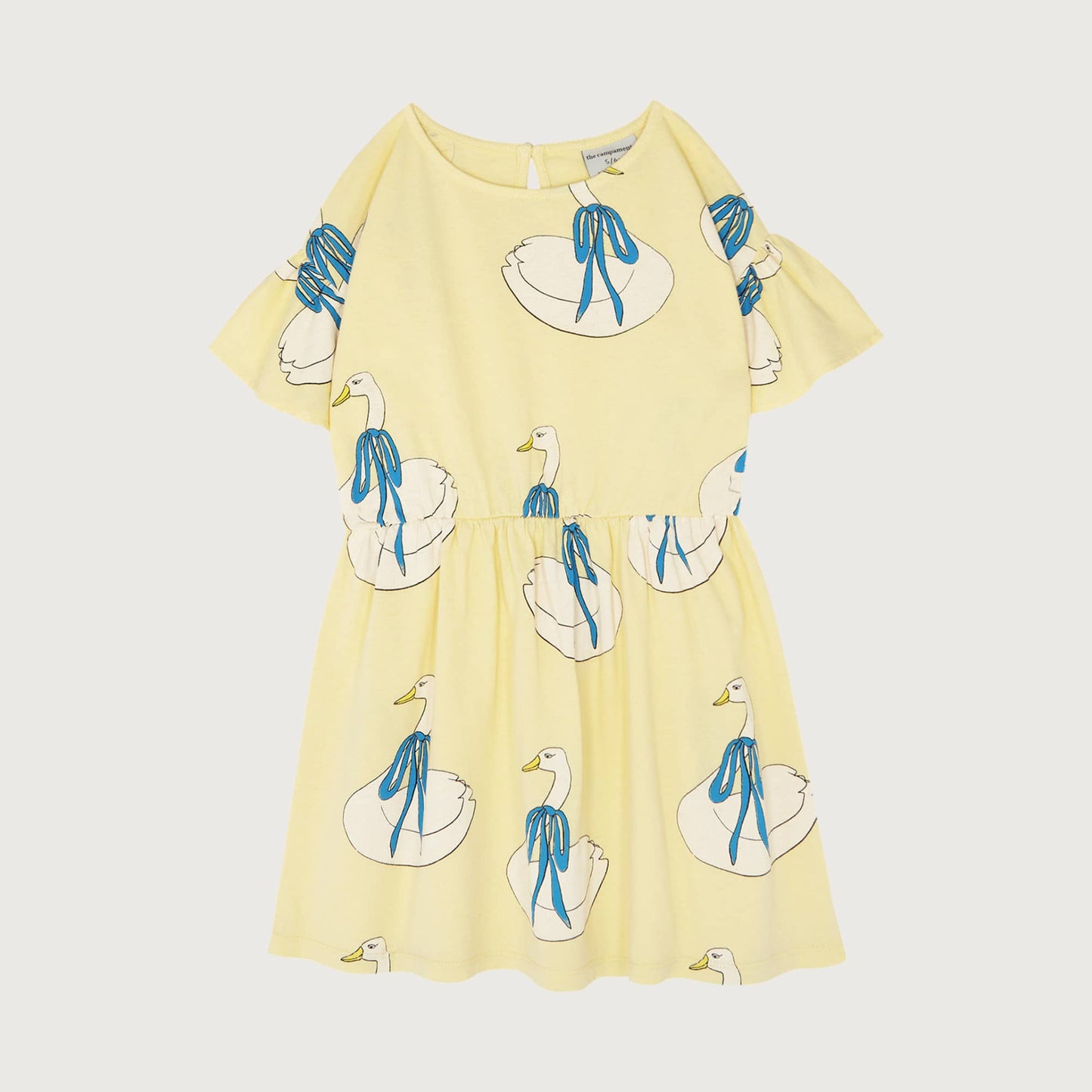 The Campamento Swans allover dress / 7-8Y
