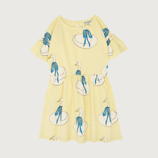 The Campamento Swans allover dress / 7-8Y