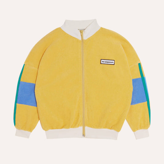 The Campamento YELLOW COLOR BLOCK zipped sweatshirt