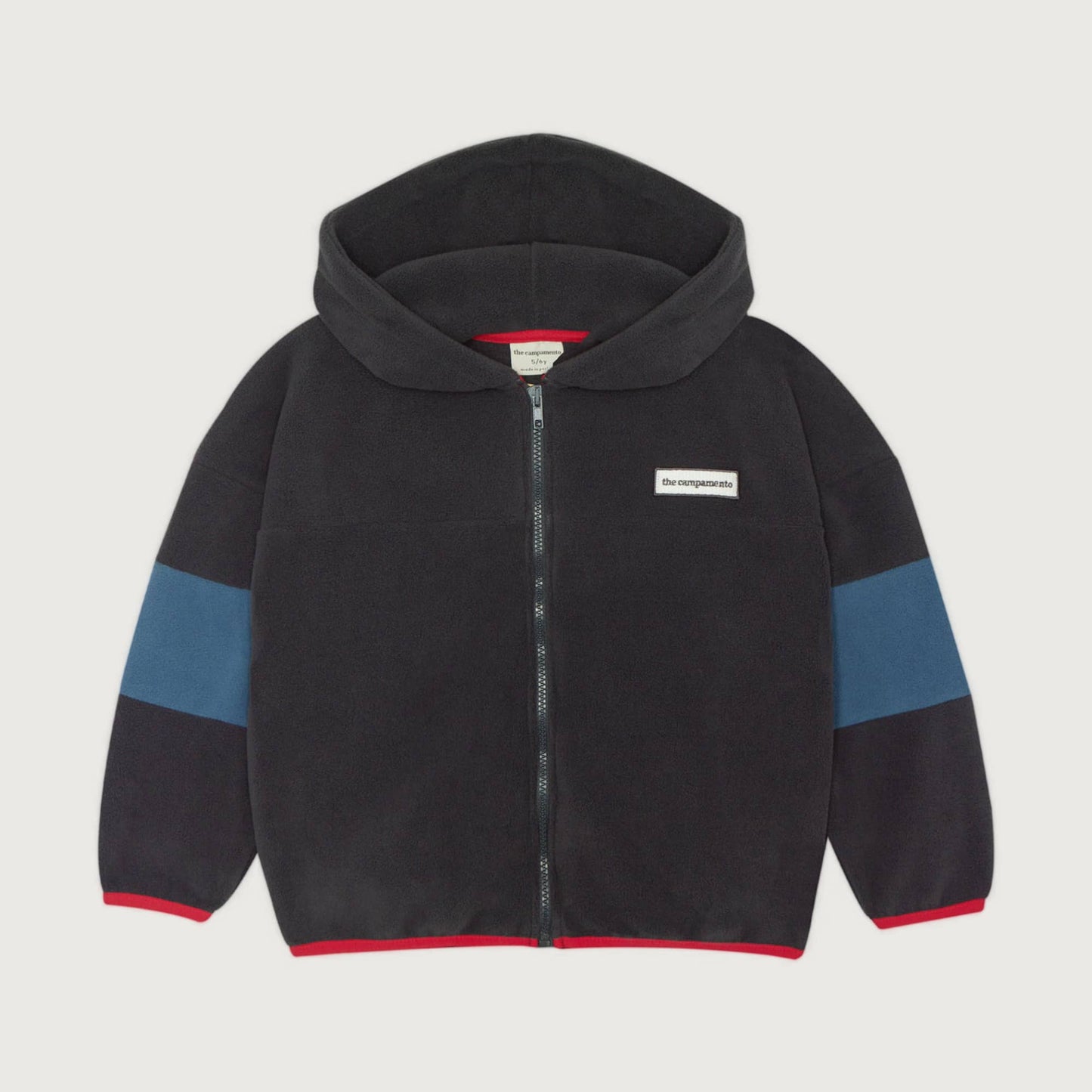The Campamento Color block polar zipped sweatshirt