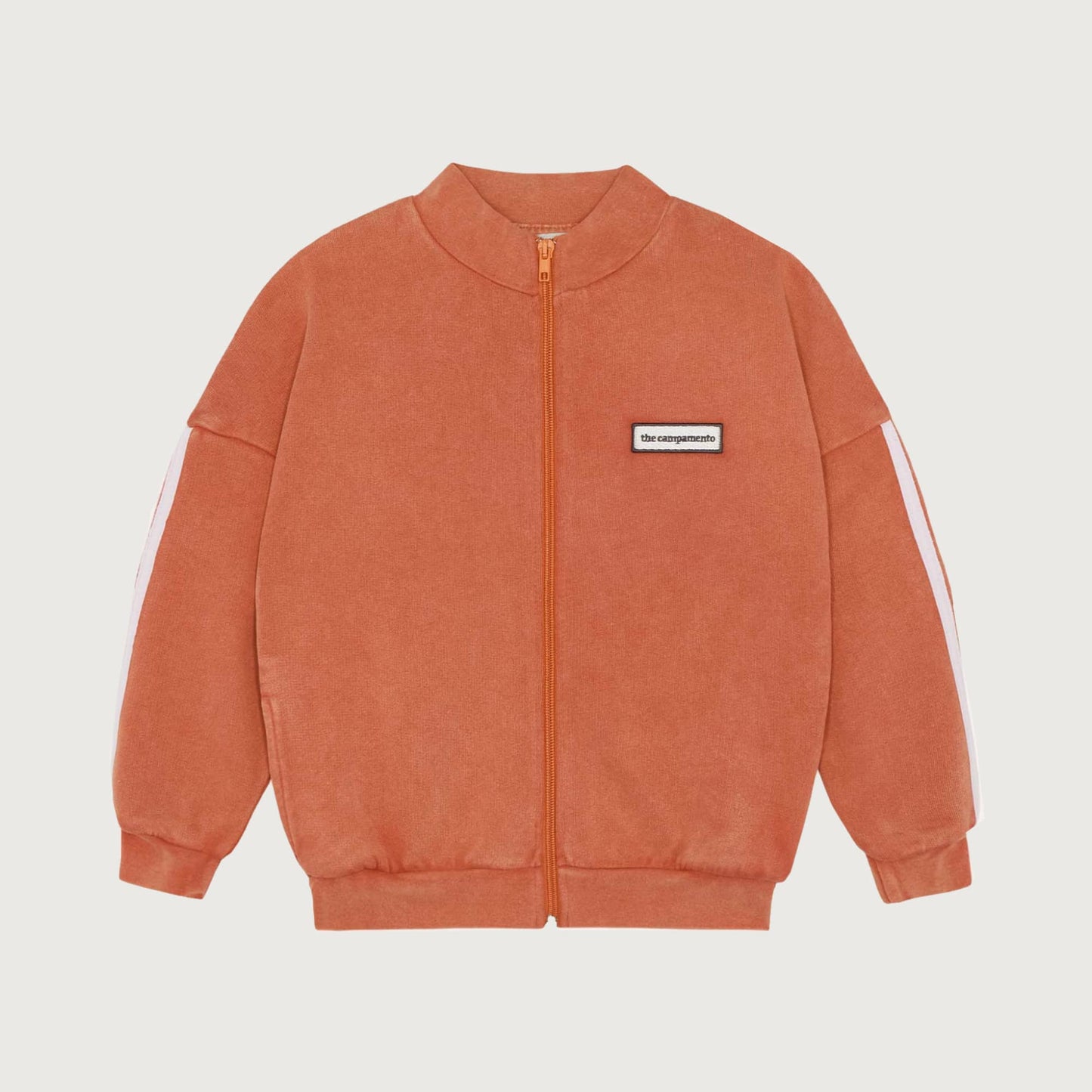 The Campamento RED Washed Zipped Sweatshirt