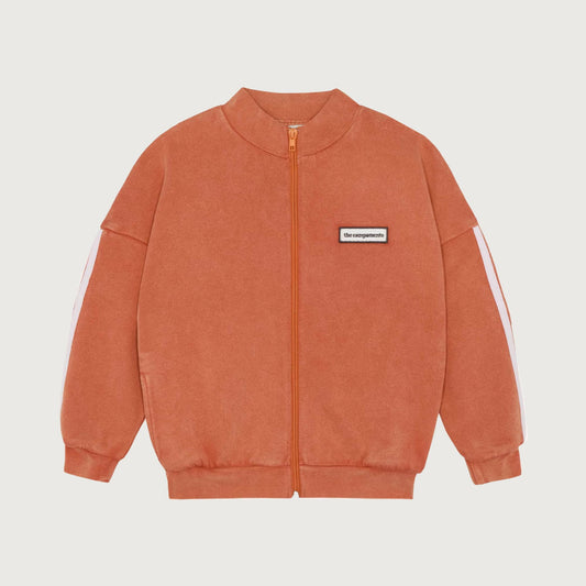 The Campamento RED Washed Zipped Sweatshirt