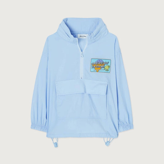 American Vintage Kids Veste Zotcity bleu polaire